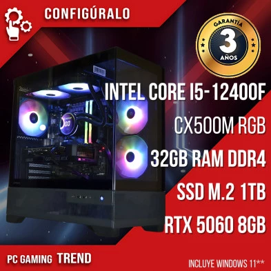 PC Gaming Intel Core i5-12400F - RTX 5060 8gb Alpinn