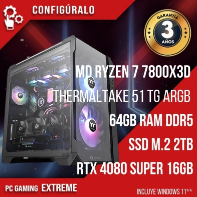 PC Gaming AMD Ryzen 7 7800X3D - RTX 4080 Súper 16gb Arvala-7