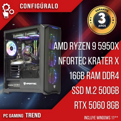PC Gaming AMD Ryzen 9 5950X - RTX 5060 8gb - Jestefad