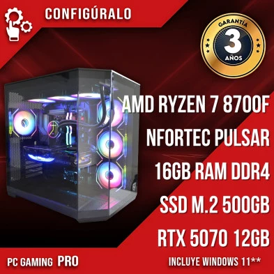PC Gaming Intel Core I7 12700KF - RTX 5070 12gb - Devaron