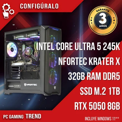 PC Gaming Intel Core Ultra 5 245K - RTX 5050 8gb - Ossus