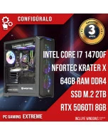 PC Gaming Intel Core I7 14700F - RTX 5060TI 8gb Wrea