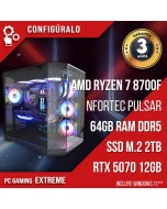 PC Gaming AMD Ryzen 7 8700F - RTX 5070 12gb - Vodran