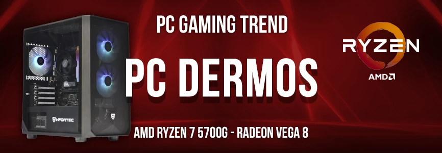 PC Gaming AMD Ryzen 7 5700g - Radeon Vega 8 Dermos