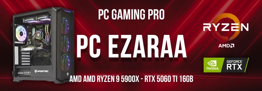 PC Gaming AMD Ryzen 9 5900X RTX 5060 TI 16gb Ezaraa PC Gaming AMD Ryzen 9 5900X RTX 5060 TI 16gb Ezaraa