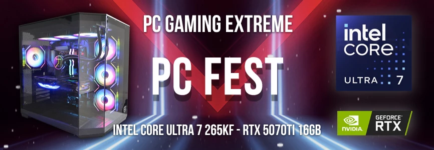 PC Gaming Intel Core Ultra 7 265KF - RTX 5070ti 16gb Fest