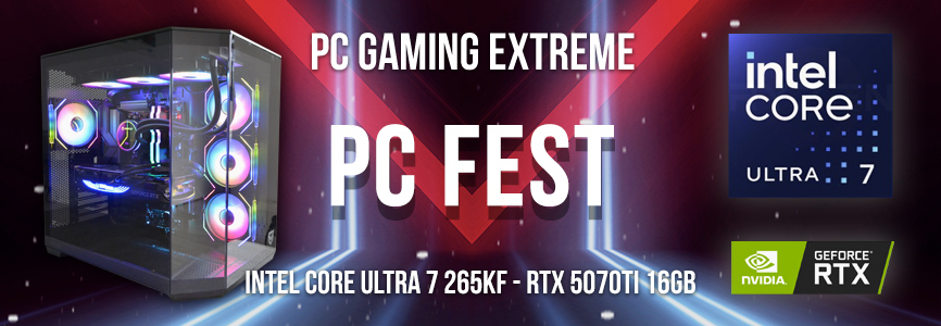 PC Gaming Intel Core Ultra 7 265KF - RTX 5070ti 16gb Fest